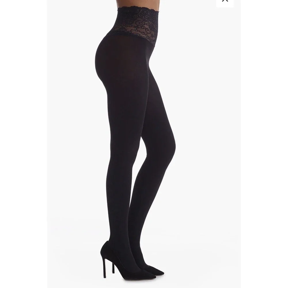 Commando The Sexy Ultimate Opaque Tights In Black Sz M New